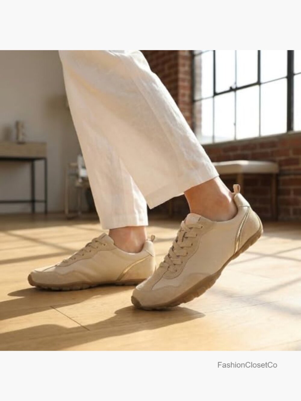 Retro Fashion Sneakers Lightweight Zero Drop Barefoot Style Walking Shoes - Picture 3 of 7
